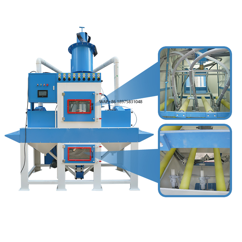 Heavy Equipment Rollers - Mesin Sandblasting Tugas Berat Otomatis dengan