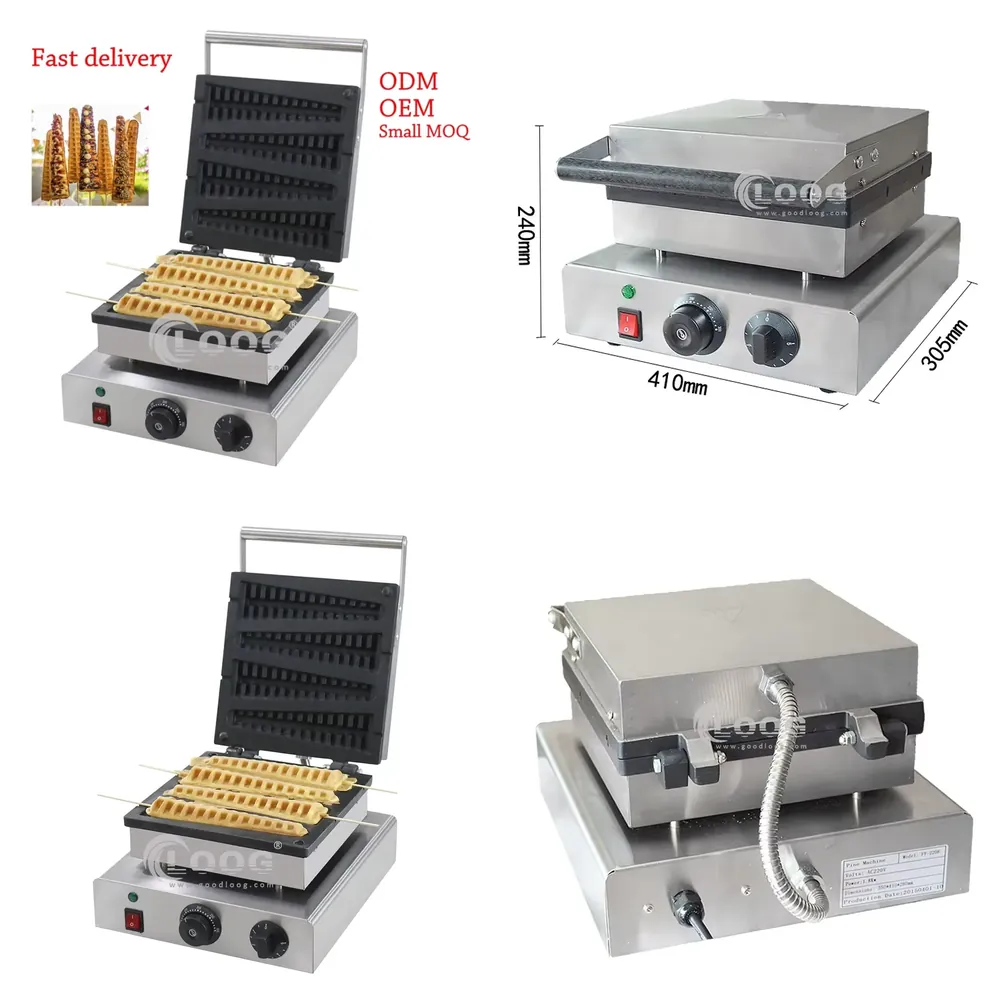Heavy Equipment Kitchen - Mesin Pembuat Waffle Listrik Komersial, Bahan