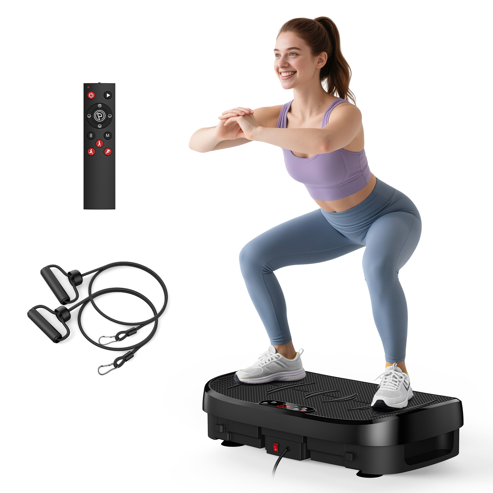 Plate Compactor Vibrator - Papan Getar Pembakar Lemak Platform Kebugaran