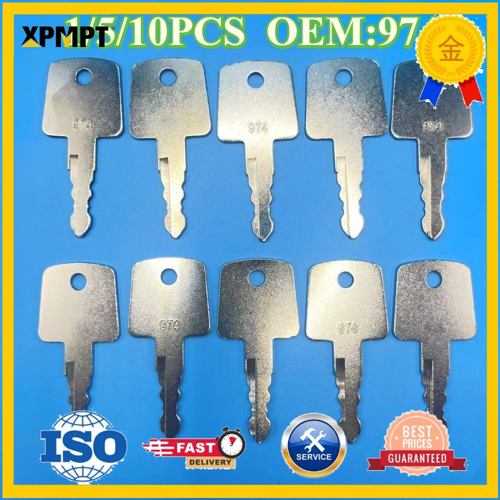 Heavy Equipment Rollers - 1/5/10pcs Kunci Pengapian Roller Sakai 974