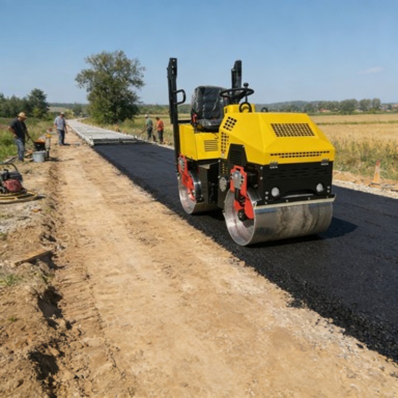 Heavy Equipment Rollers - Alat Pemadat Tanah Aspal Bergetar Tipe