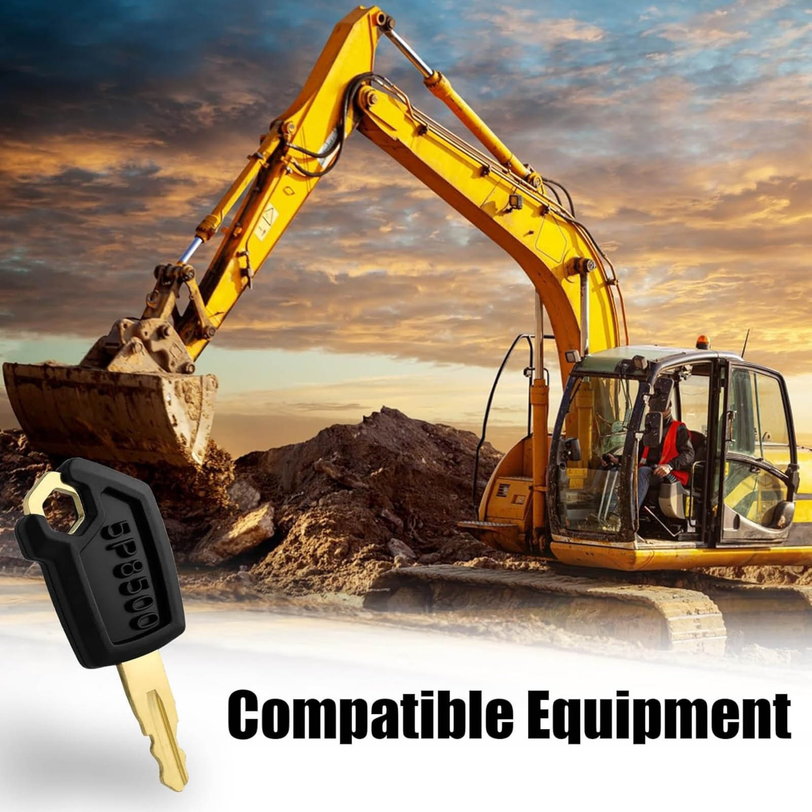 Heavy Equipment Caterpillar - 10 Buah Kunci Pengapian 5P8500 0964753
