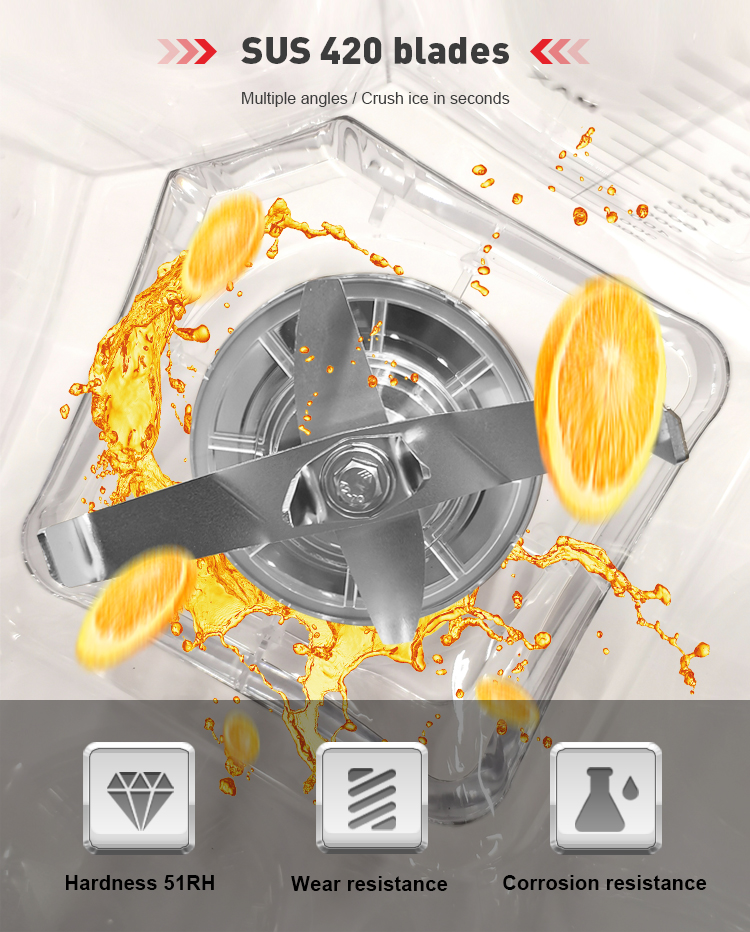 Blender Komersial Daya Tinggi  - Heavy Equipment Kitchen ulasan dan harga