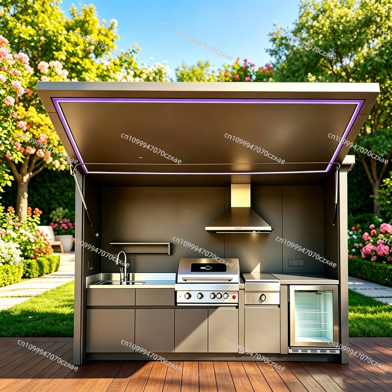 Unit Dapur Luar Ruangan Tahan  - Heavy Equipment Kitchen ulasan dan harga