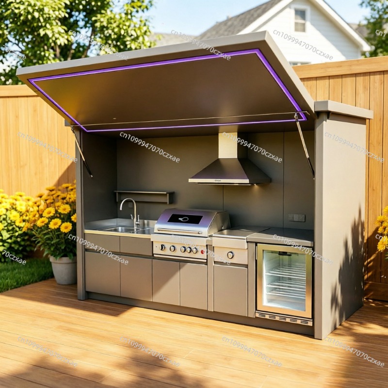 Unit Dapur Luar Ruangan Tahan  - Heavy Equipment Kitchen ulasan dan harga