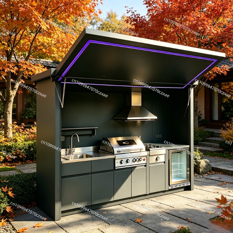 Unit Dapur Luar Ruangan Tahan  - Heavy Equipment Kitchen ulasan dan harga
