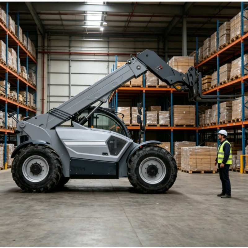Mesin Pengangkat Teleskopik Mu - Telescopic Handler Boom ulasan dan harga