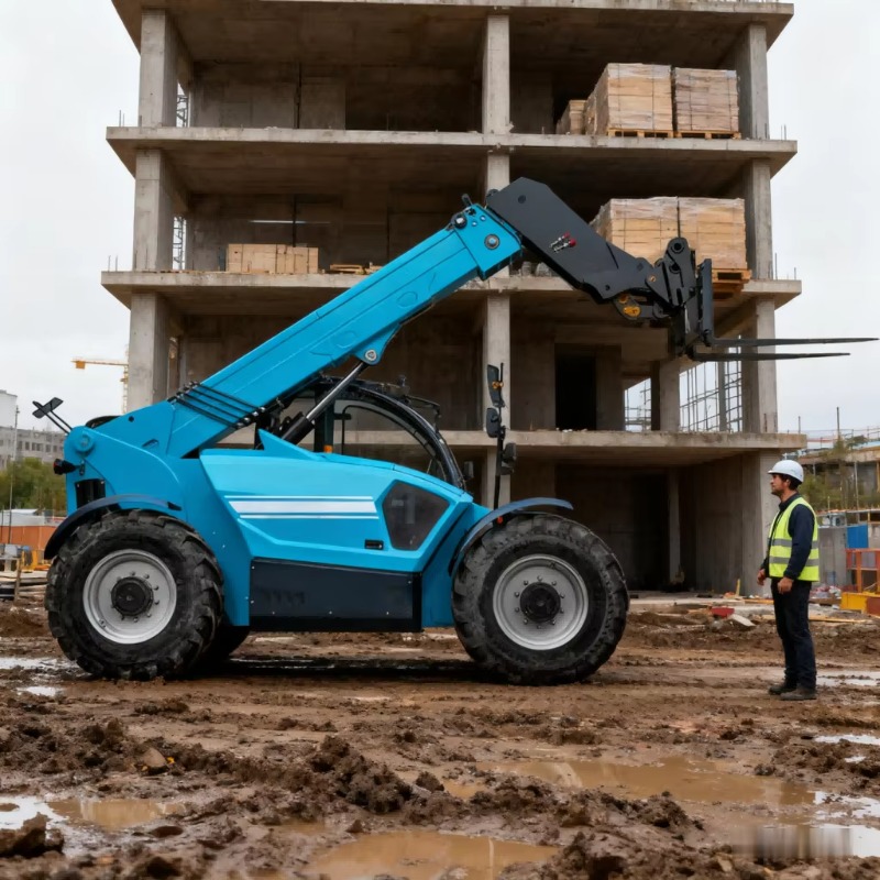 Mesin Pengangkat Teleskopik Mu - Telescopic Handler Boom ulasan dan harga