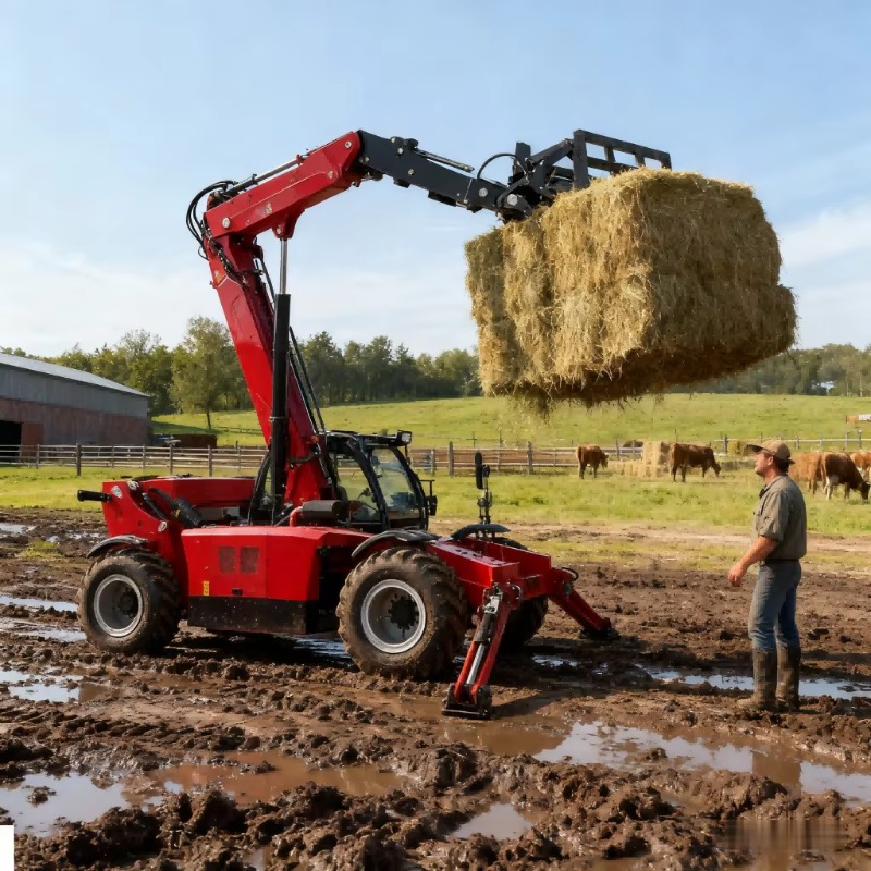 Mesin Pengangkat Teleskopik Mu - Telescopic Handler Boom ulasan dan harga