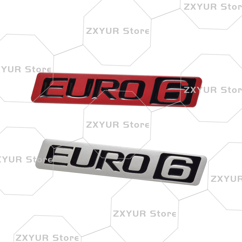 Emblem Logam EURO 6 Stiker Mob - Heavy Equipment Volvo ulasan dan harga