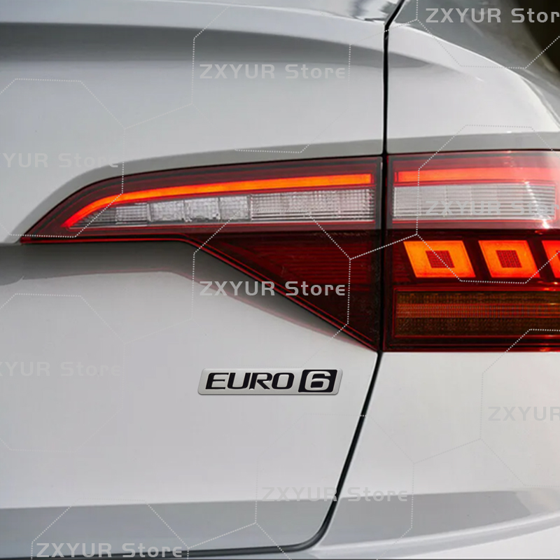 Emblem Logam EURO 6 Stiker Mob - Heavy Equipment Volvo ulasan dan harga