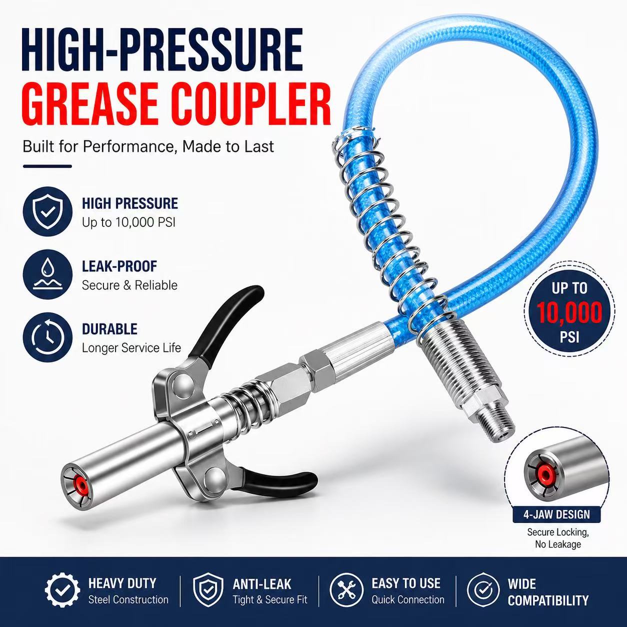 Grease Coupler tugas berat ril - Grease For Heavy Equipment ulasan dan harga