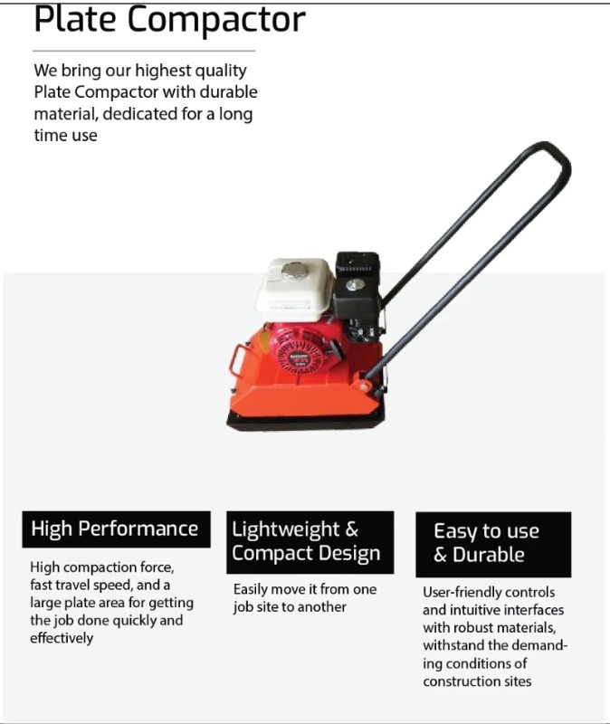 MESIN PENGHANCUR TANAH BERGETA - Plate Compactor Vibrator ulasan dan harga