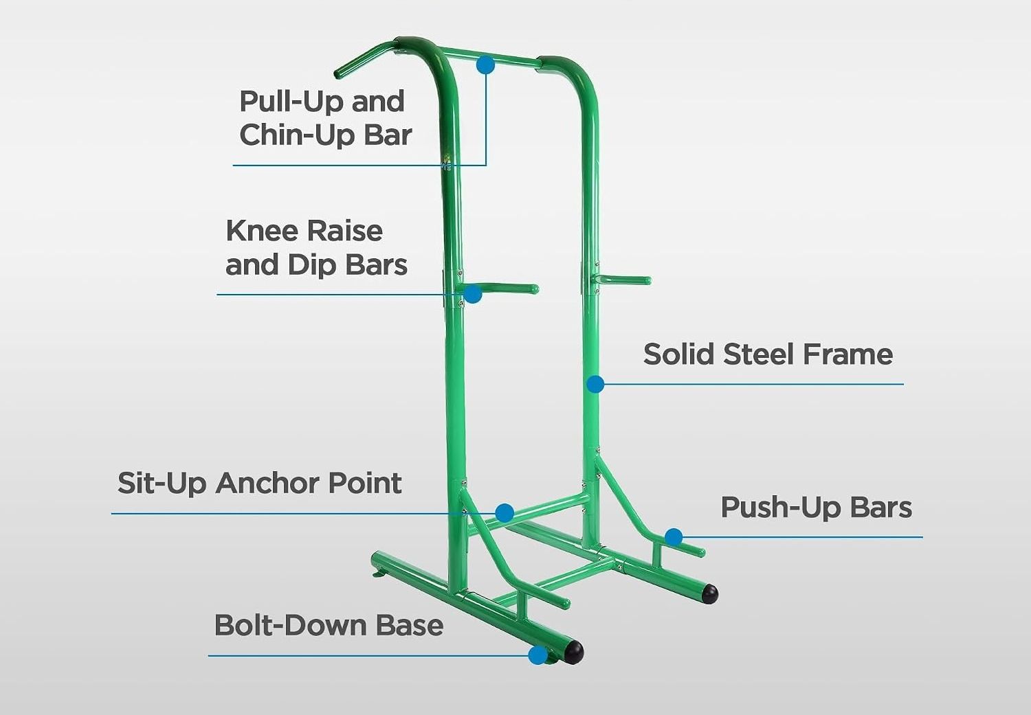 Tiang Pull Up Bar Berdiri Send - Heavy Equipment Training ulasan dan harga