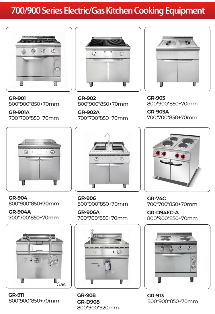 Mesin Dapur Komersial GRACE He - Heavy Equipment Kitchen ulasan dan harga