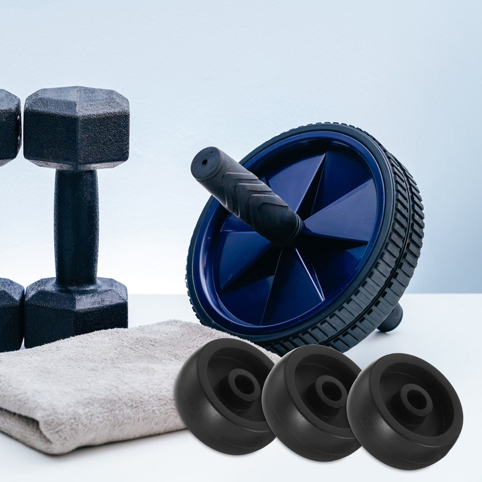 4 Buah Roda Plastik Roller Fit - Heavy Equipment Rollers ulasan dan harga